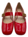 Christian Dior Shoe Size 39.5 Cherry Red Patent Leather Square Toe Pumps Cherry Red / 39.5