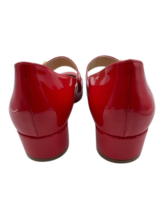 Christian Dior Shoe Size 39.5 Cherry Red Patent Leather Square Toe Pumps Cherry Red / 39.5