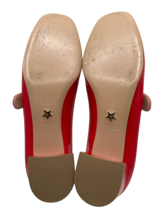 Christian Dior Shoe Size 39.5 Cherry Red Patent Leather Square Toe Pumps Cherry Red / 39.5