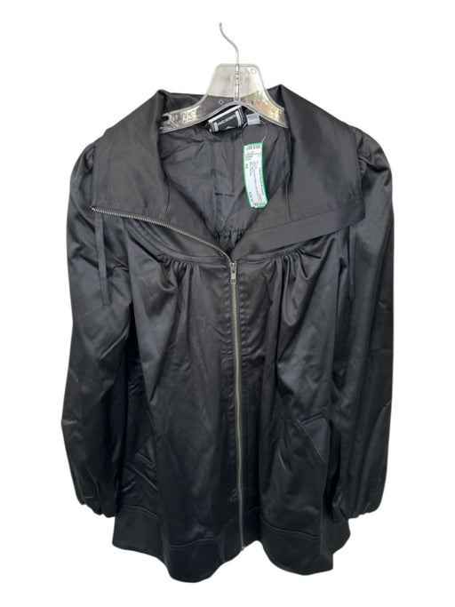 Size XS Black Polyester Blend Long Sleeve Full ZIp Jacket Black / XS