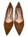 Stuart Weitzman Shoe Size 8 Brown Leather Suede Pointed Toe Low Heel Pumps Brown / 8