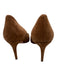 Stuart Weitzman Shoe Size 8 Brown Leather Suede Pointed Toe Low Heel Pumps Brown / 8