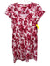 Lola Australia Size S Red, Pink & Black Cotton Short Sleeve Scoop Neck Dress Red, Pink & Black / S