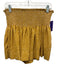 Koch Size M Gold & White Polyester short dots Smocked Pleats Shorts Gold & White / M
