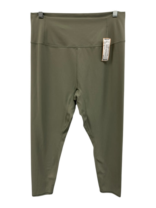 FP Movement Size XL Sage green Nylon Blend Elastic Waistband Cropped Leggings Sage green / XL