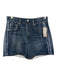 Rag & Bone Size S Medium Wash Cotton Elastic Waistband Denim Print Sweat Shorts Medium Wash / S
