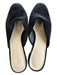 Loeffler Randall Shoe Size 7.5 Black Velvet Square Toe V top Open Back Shoes Black / 7.5