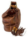 Gucci Brown Leather Gold Tone Hardware Bamboo Detail Braided Strap Shoulder Bag Brown