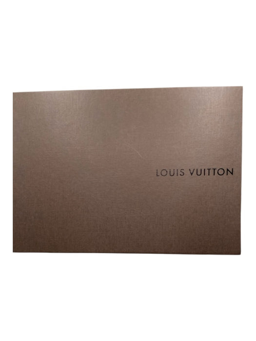 Louis Vuitton Shoe Size 37 Taupe Gray Suede Upper Criss Cross Peep Toe Pumps Taupe Gray / 37