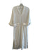 Soft Surroundings Size S White Linen Ankle Length 1/2 Sleeve V Neck Dress White / S
