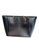 Ted Baker Black Leather Gold hardware Zip Close Bow Detail Chain Strap Bag Black