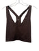 Quince Size XL Dark Brown Heathered Sports Bra Ankle Length Legging Athletic Set Dark Brown / XL