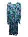 Lilly Pulitzer Size XL Blue, Green & Pink Rayon Floral Long Sleeve Dress Blue, Green & Pink / XL