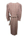 Hyacinth House Size XL White, Pink & Green Cotton Floral Long Sleeve Midi Dress White, Pink & Green / XL