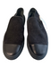 Vince Shoe Size 37.5 Black Suede Leather Toe Cap Flat Slip On Almond Toe Shoes Black / 37.5