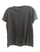 Tory Burch Size Large Black Cotton Short Sleeve Turquoise stones Logo Top Black / Large