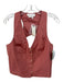 By Anthropologie Size 4 Mauve Pink Cotton Sleeveless Button Front Top Mauve Pink / 4