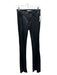Alice + Olivia Size 0 Black Lamb leather Mid Rise Flare 5 Pocket Pants Black / 0