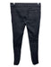 Tom Ford Size 27 Faded Black Cotton Denim Mid Rise Leather Trim Skinny Leg Jeans Faded Black / 27