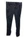 Tom Ford Size 27 Faded Black Cotton Denim Mid Rise Leather Trim Skinny Leg Jeans Faded Black / 27