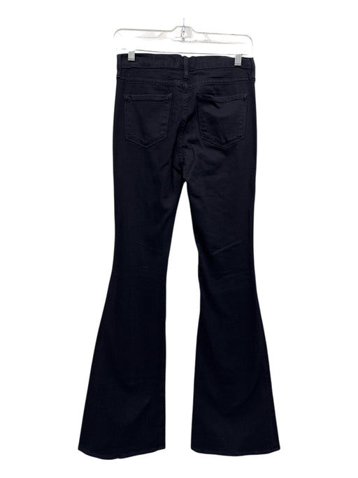 Frame Denim Size 25 Black Cotton Denim Mid Rise Flare 5 Pocket Jeans Black / 25