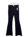 Frame Denim Size 25 Black Cotton Denim Mid Rise Flare 5 Pocket Jeans Black / 25