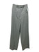 St John Size XS Gray, Yellow, Blue High Rise Plaid Pockets Wide Leg Pants Gray, Yellow, Blue / XS