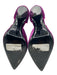 Jenni Kayne Shoe Size 39 Purple Leather & Textile Elastic Crushed Velvet Pumps Purple / 39