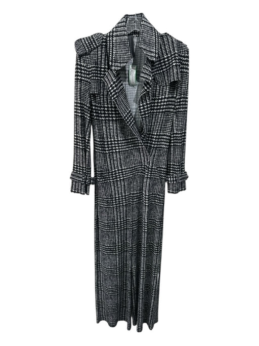 Norma kamali Size XS/34 Black & White Polyester Blend Long Sleeve Jumpsuit Black & White / XS/34