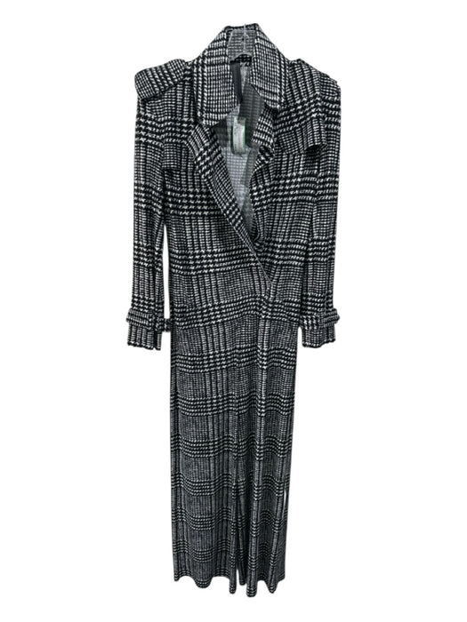 Norma kamali Size XS/34 Black & White Polyester Blend Long Sleeve Jumpsuit Black & White / XS/34