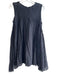 Free People Size Small Black Cotton Blend Round Neck Sleeveless Lined Dress Black / Small