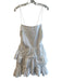 Lovers and Friends Size M Wheat Cotton Spaghetti Strap Back Zip Gathered Dress Wheat / M