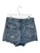 Agolde Size 30 Medium Wash Cotton Button Fly High Rise distressed Shorts Medium Wash / 30