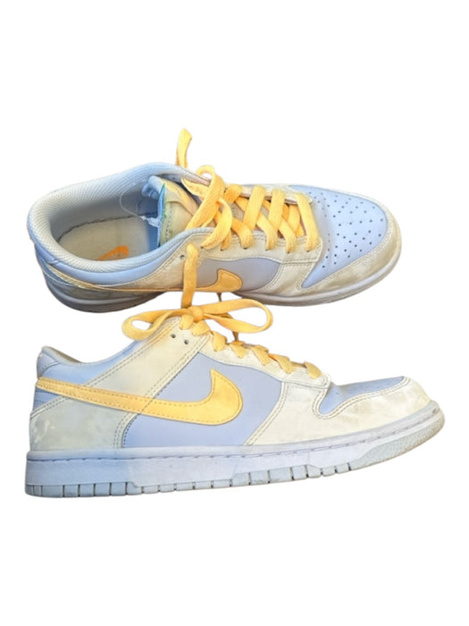 Nike Shoe Size 8 Lavender & Orange Leather Perforated Athletic Sneakers Lavender & Orange / 8