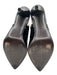 Stuart Weitzman Shoe Size 9 Black, Clear, Gold Patent Leather Pointed Toe Pumps Black, Clear, Gold / 9