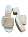 Vince Shoe Size 8.5 Cream Rope Platform Block Heel Mule Sandals Cream / 8.5