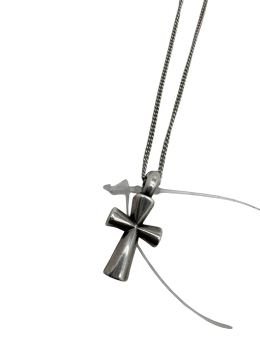 James Avery Silver 925 Silver Chain Cross Pendant Bracelet Silver