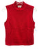 St. John Size S Red Rayon & Wool Short Sleeve Mock Neck Knit Sleeveless Top Red / S