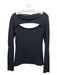 Bailey 44 Size S Black Merino Wool Cut Out Long Sleeve Top Black / S