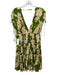Rebecca Taylor Size Small Green, Orange, Yellow Nylon Sleeveless Floral Dress Green, Orange, Yellow / Small