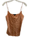 J Crew Size S Light Peach Silk Spaghetti Strap Tank Shine Top Light Peach / S