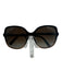 Chanel Black & Tan Acetate Gold hardware color block Polarized Sunglasses Black & Tan