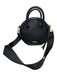 Rebecca Minkoff Black Leather Gold hardware Top Handle Crossbody Strap Bag Black / Small