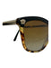 Versace Black & Brown Acetate Tortoiseshell Medusa Wayfarer Sunglasses Black & Brown