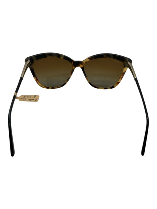Versace Black & Brown Acetate Tortoiseshell Medusa Wayfarer Sunglasses Black & Brown