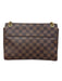 Louis Vuitton Brown & Cream Coated Canvas Leather Damier Ebene Shoulder Bag Brown & Cream / Medium