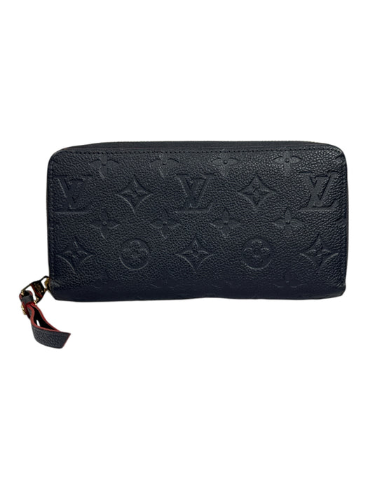 Louis Vuitton Navy Blue Lambskin Gold Tone Hardware Empreinte Tote Bag Navy Blue / M