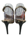 Diane Von Furstenberg Shoe Size 8 Black, Taupe, White Leather Buckle Pumps Black, Taupe, White / 8