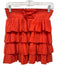 Ramy Brook Size S Orange Polyester Elastic Waist Tiered Skirt Orange / S
