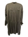 Zadig & Voltaire Size XS Taupe Beige Polyester Satin Long Sleeve Dress Taupe Beige / XS
